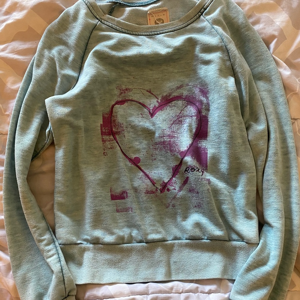 Roxy crew neck sweater.